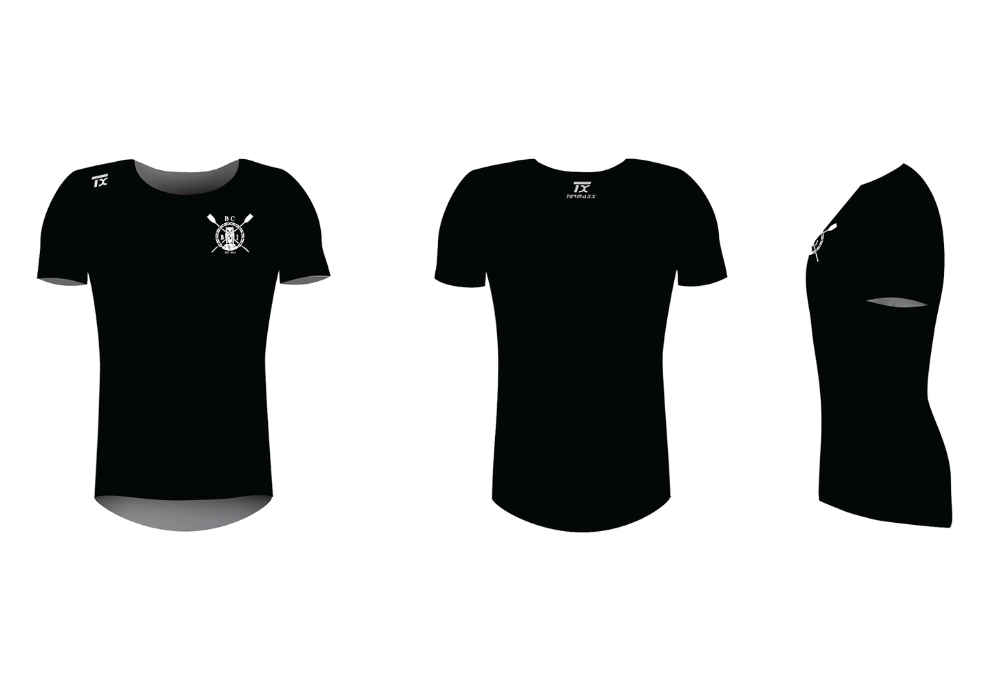 BSI Norway Short Sleeve Black Mens (Mesh)